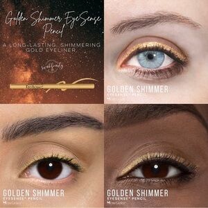 NWT LIMITED EDITION Senegence Eyesense Golden Shimmer Pencil Eyeliner